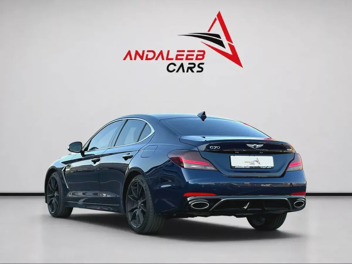 AED 1,440 P.M | 0% DOWN PAYMENT | GENESIS G70 PRESTIGE | 3.3L TWIN-TURBO V6 | 2018 | KOREAN SPECS-9-9