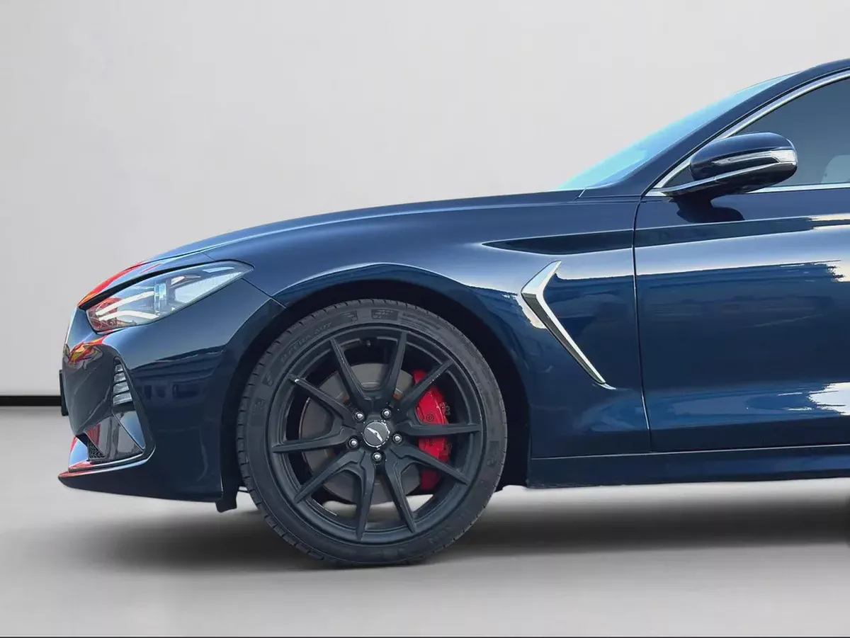 AED 1,440 P.M | 0% DOWN PAYMENT | GENESIS G70 PRESTIGE | 3.3L TWIN-TURBO V6 | 2018 | KOREAN SPECS-12-12