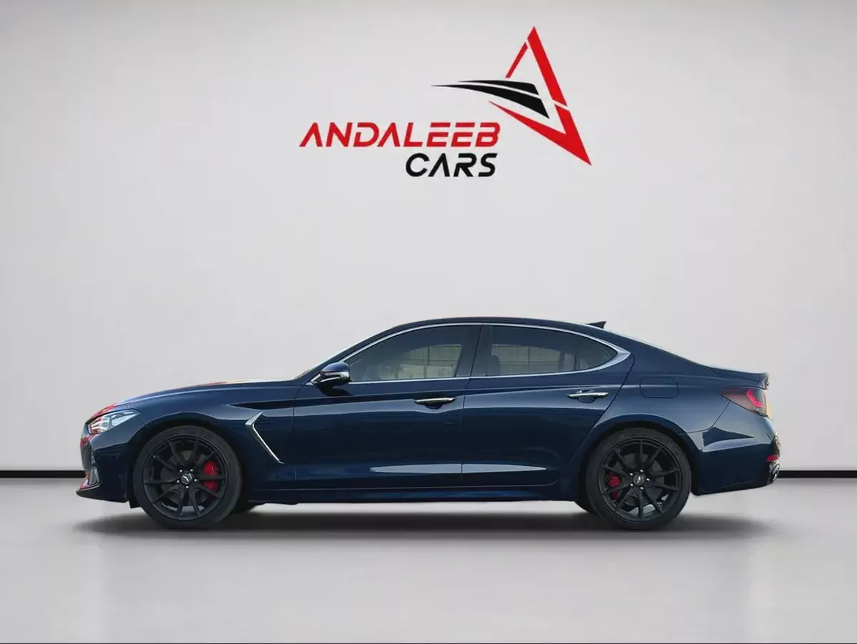 AED 1,440 P.M | 0% DOWN PAYMENT | GENESIS G70 PRESTIGE | 3.3L TWIN-TURBO V6 | 2018 | KOREAN SPECS-13-13
