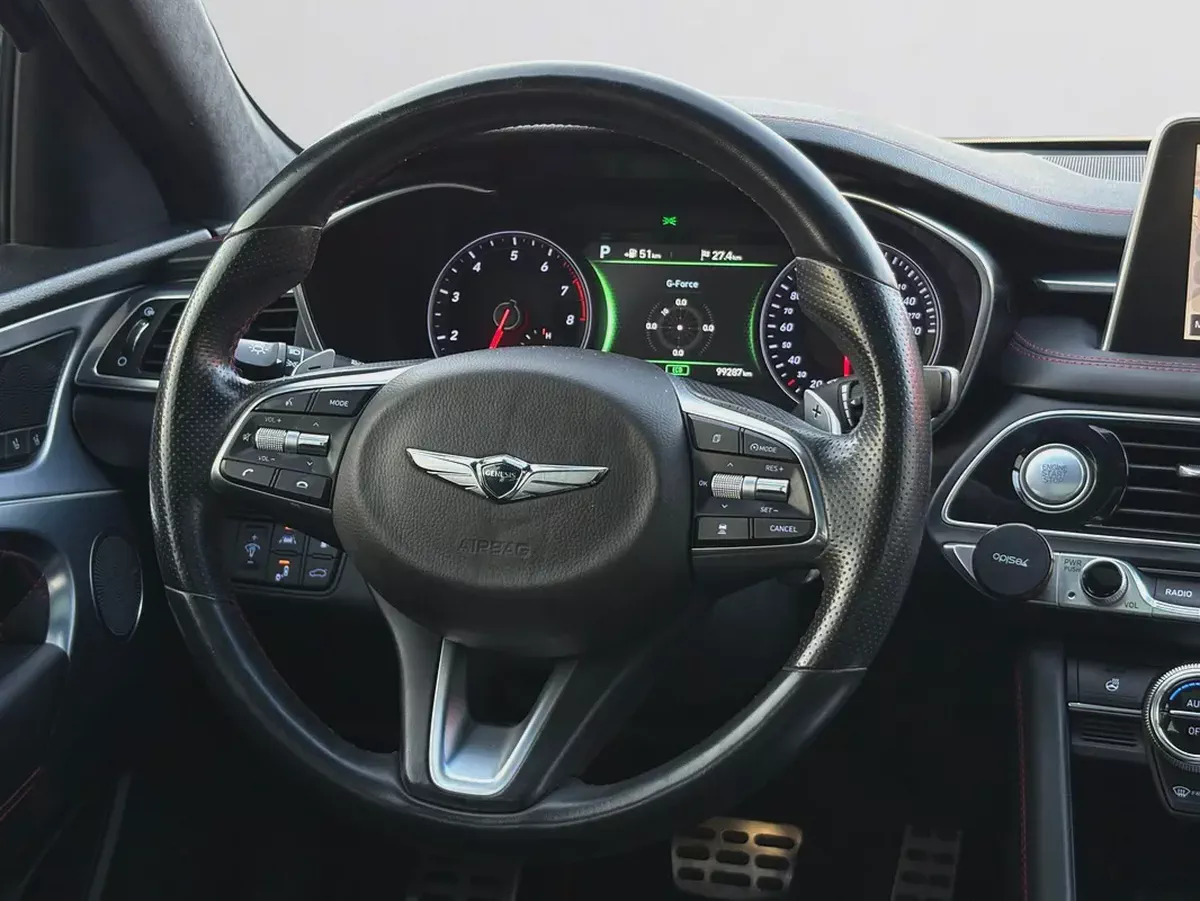 AED 1,440 P.M | 0% DOWN PAYMENT | GENESIS G70 PRESTIGE | 3.3L TWIN-TURBO V6 | 2018 | KOREAN SPECS-16-16
