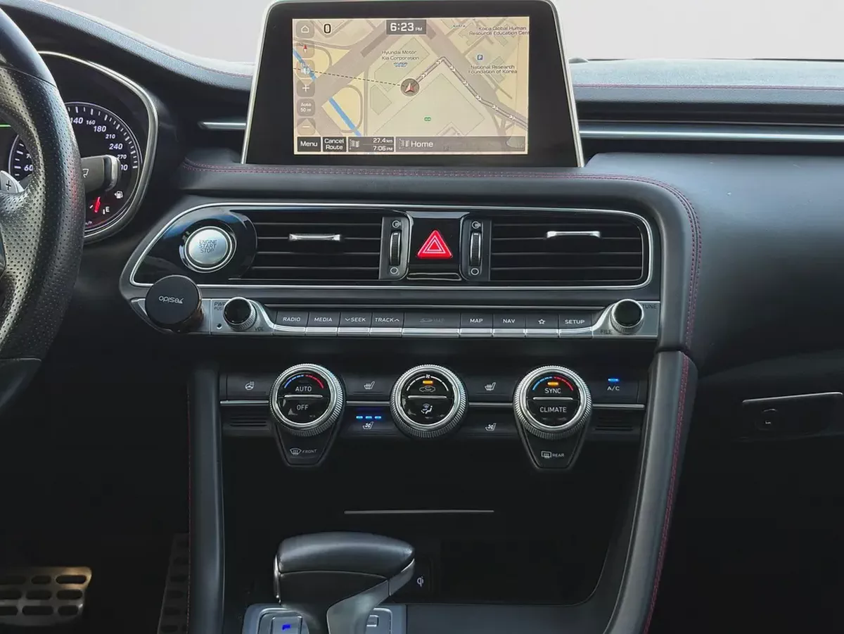 AED 1,440 P.M | 0% DOWN PAYMENT | GENESIS G70 PRESTIGE | 3.3L TWIN-TURBO V6 | 2018 | KOREAN SPECS-17-17