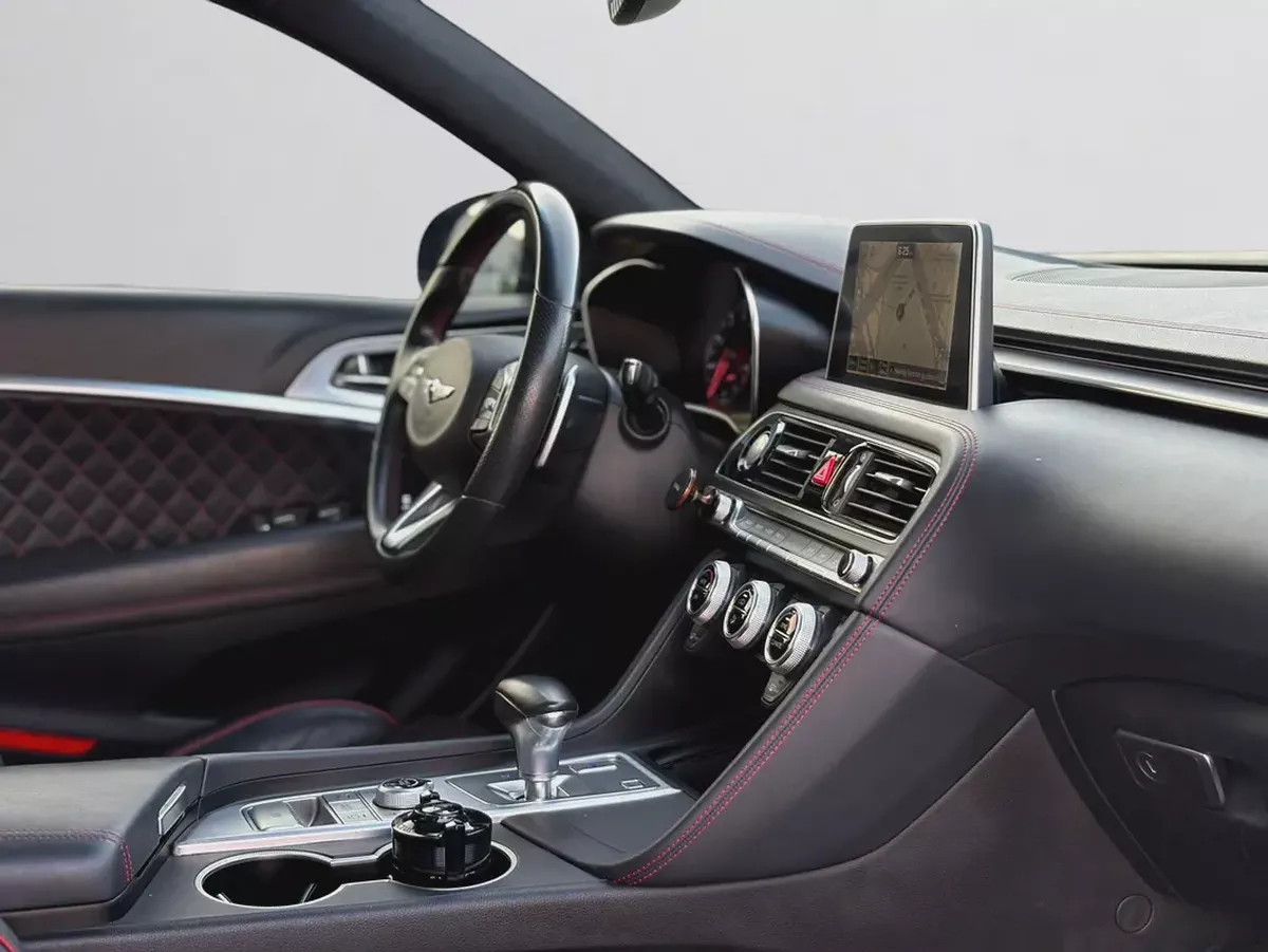 AED 1,440 P.M | 0% DOWN PAYMENT | GENESIS G70 PRESTIGE | 3.3L TWIN-TURBO V6 | 2018 | KOREAN SPECS-19-19