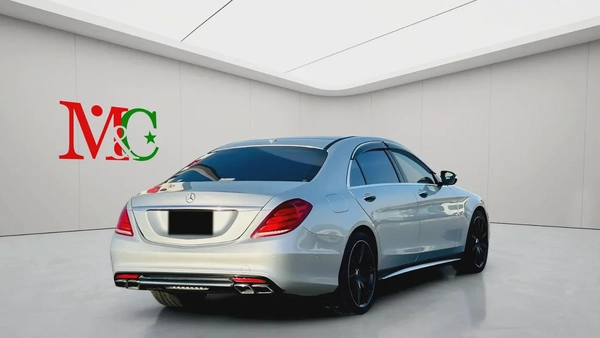 MERCEDES BENZ S63 ///AMG - 2014 - SILVER WITH BEIGE - SUPER CLEAN CAR FRESH JAPAN IMPORT