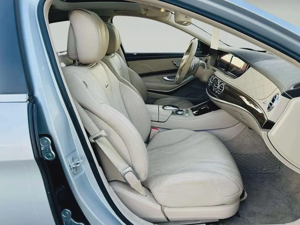 MERCEDES BENZ S63 ///AMG - 2014 - SILVER WITH BEIGE - SUPER CLEAN CAR FRESH JAPAN IMPORT