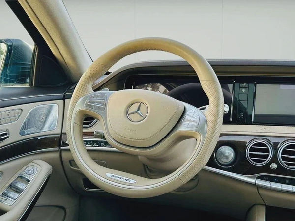 MERCEDES BENZ S63 ///AMG - 2014 - SILVER WITH BEIGE - SUPER CLEAN CAR FRESH JAPAN IMPORT