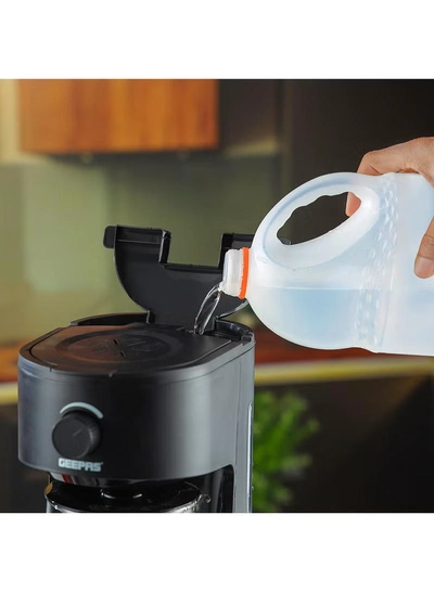 GEEPAS Ice Tea/ Coffee Maker, With Permanent Nylon Filter, GCM41516 | Ice Tea Maker with Infusion Pitcher for Hot/Cold Water | Iced Coffee Maker for Ground Coffee with Brew Strength Selector 2.5 L 700 W GCM41516 Black-3