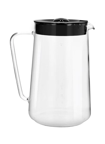 GEEPAS Ice Tea/ Coffee Maker, With Permanent Nylon Filter, GCM41516 | Ice Tea Maker with Infusion Pitcher for Hot/Cold Water | Iced Coffee Maker for Ground Coffee with Brew Strength Selector 2.5 L 700 W GCM41516 Black-2