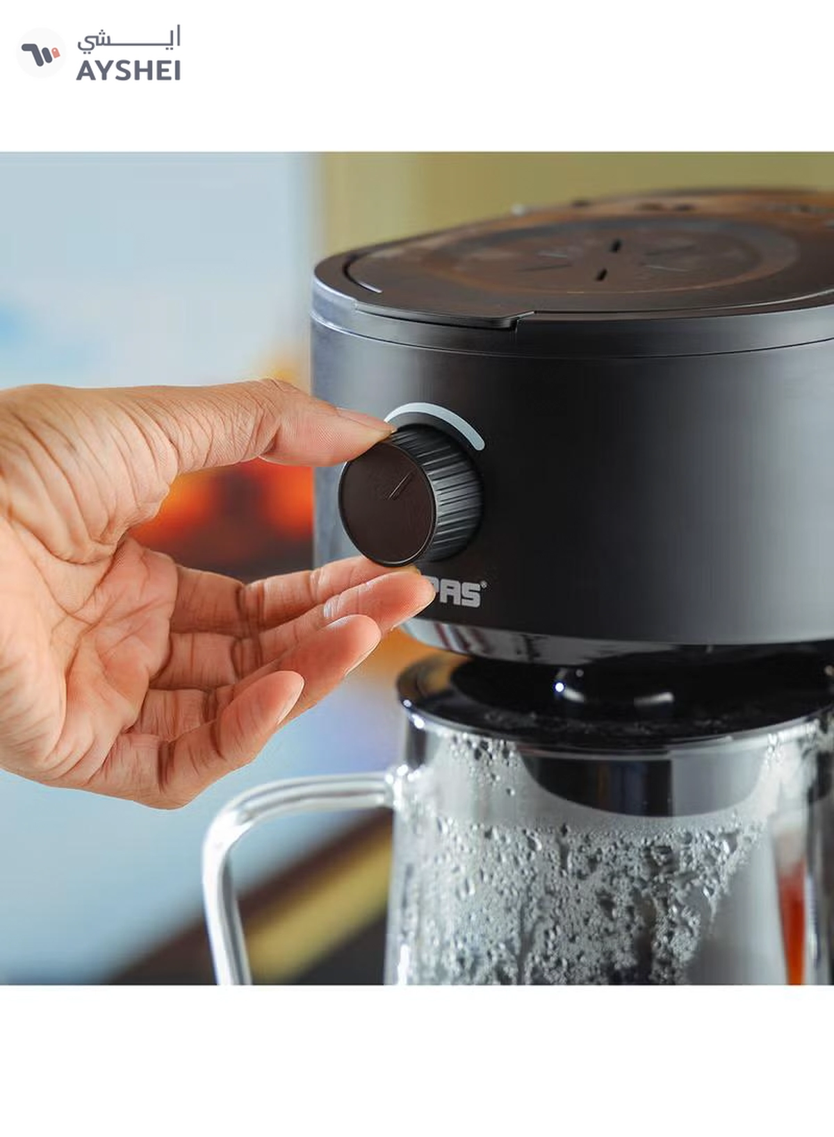 GEEPAS Ice Tea/ Coffee Maker, With Permanent Nylon Filter, GCM41516 | Ice Tea Maker with Infusion Pitcher for Hot/Cold Water | Iced Coffee Maker for Ground Coffee with Brew Strength Selector 2.5 L 700 W GCM41516 Black-6-6