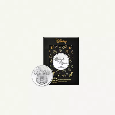 BTC 50 Grams Pure Silver Coin - Minnie Mouse-2