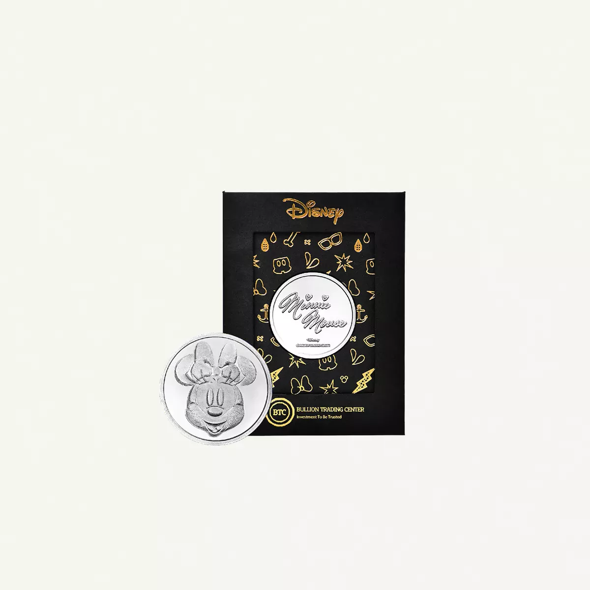 BTC 50 Grams Pure Silver Coin - Minnie Mouse-2-2