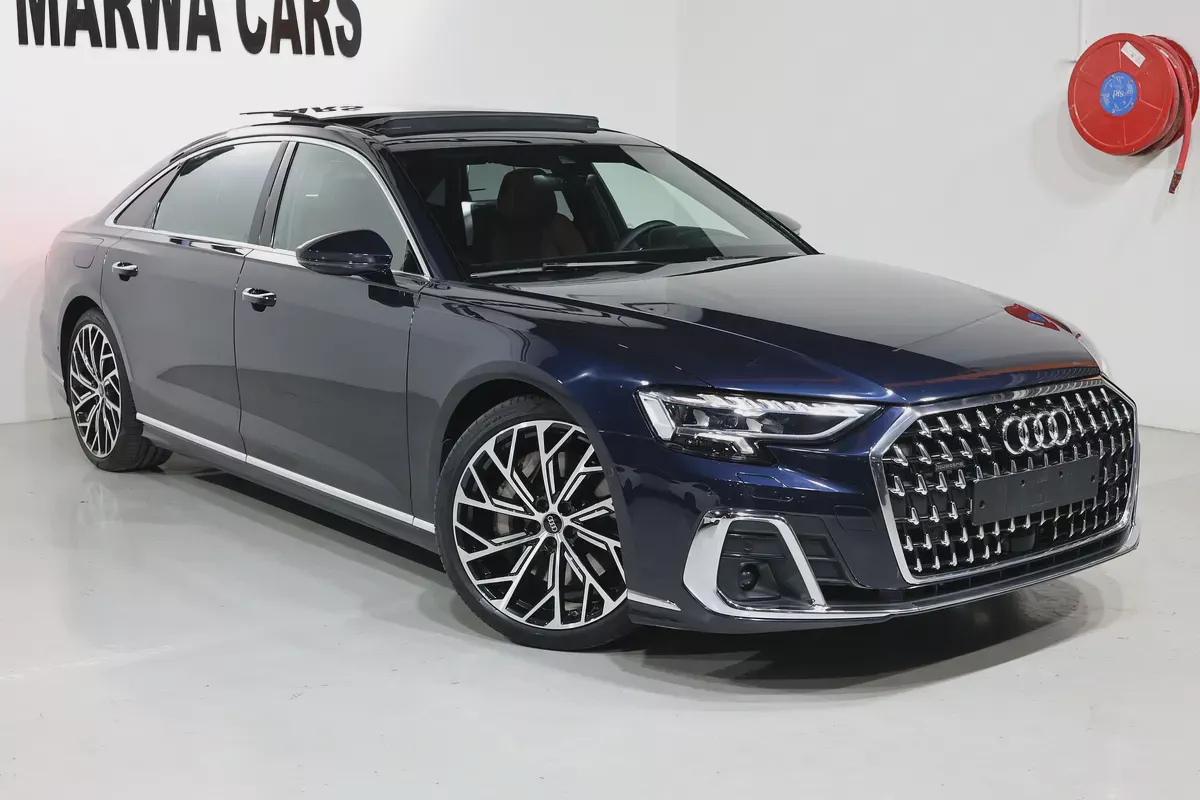 Pristine 2022 Audi A8 L 55 TFSI quattro | GCC Specs | Low Mileage-1-1