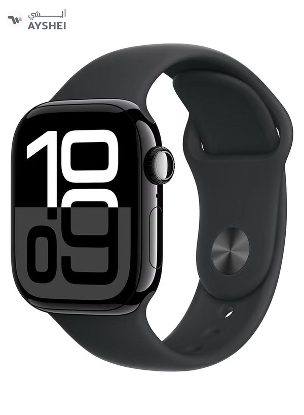 Apple Watch Series 10 GPS 42mm Jet Black Aluminium Case With Black Sport Band