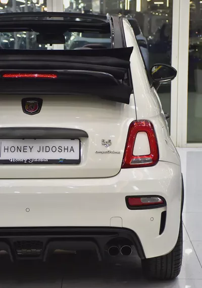 AED 1,170 EMi at 0% DP | Abarth 595 Convertible Competizione ( 2022 Model ) in White Color GCC Specs-8