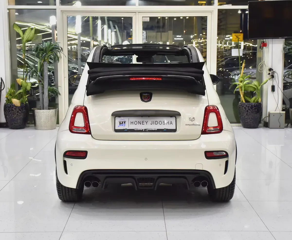 AED 1,170 EMi at 0% DP | Abarth 595 Convertible Competizione ( 2022 Model ) in White Color GCC Specs-5-5