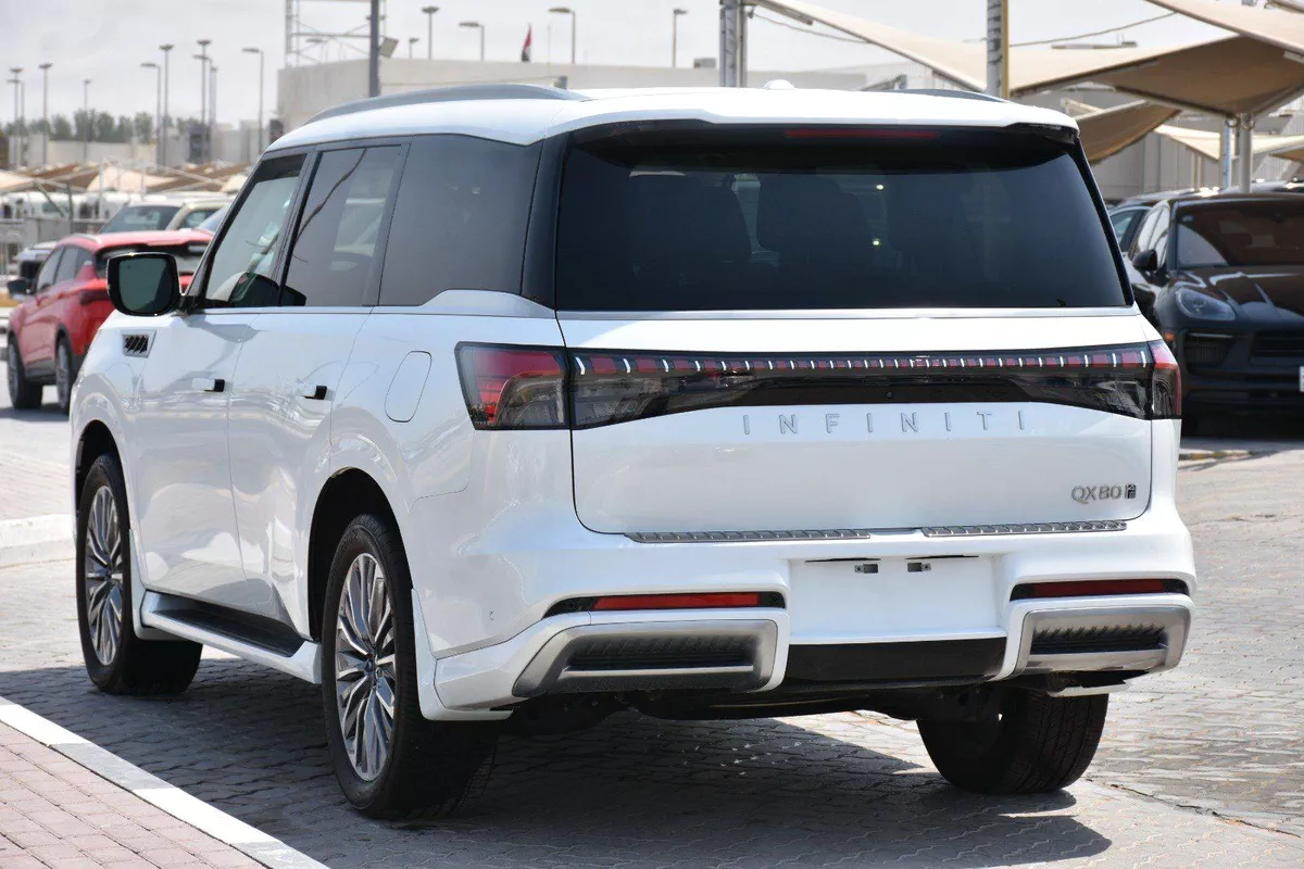 INFINITI QX80 LUXE 2025 | WHITE-9-9