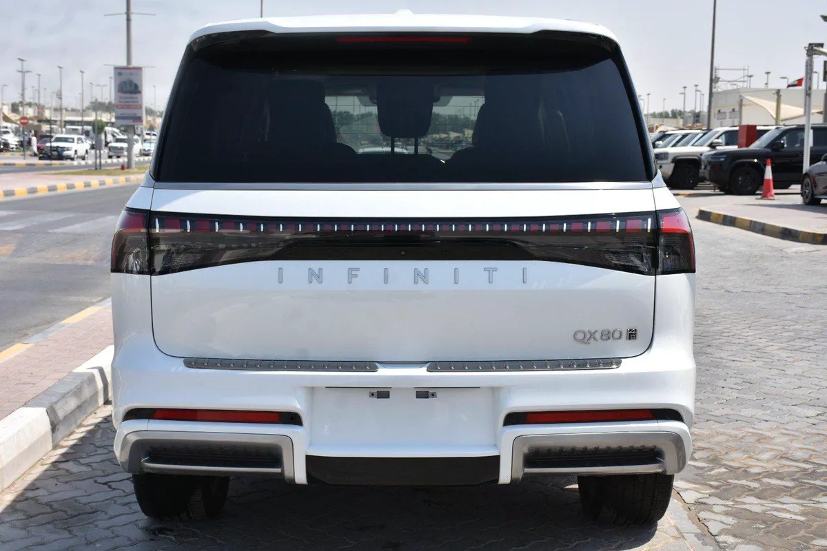 INFINITI QX80 LUXE 2025 | WHITE-12-12