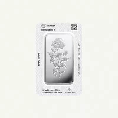 100 g Emirates Gold Silver Bar-1