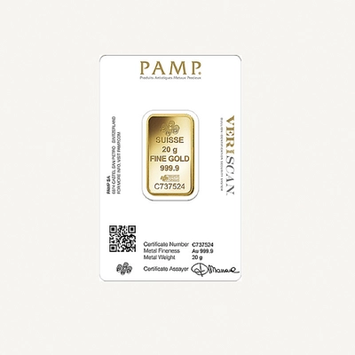 PAMP 20 Gram Gold Bar-1