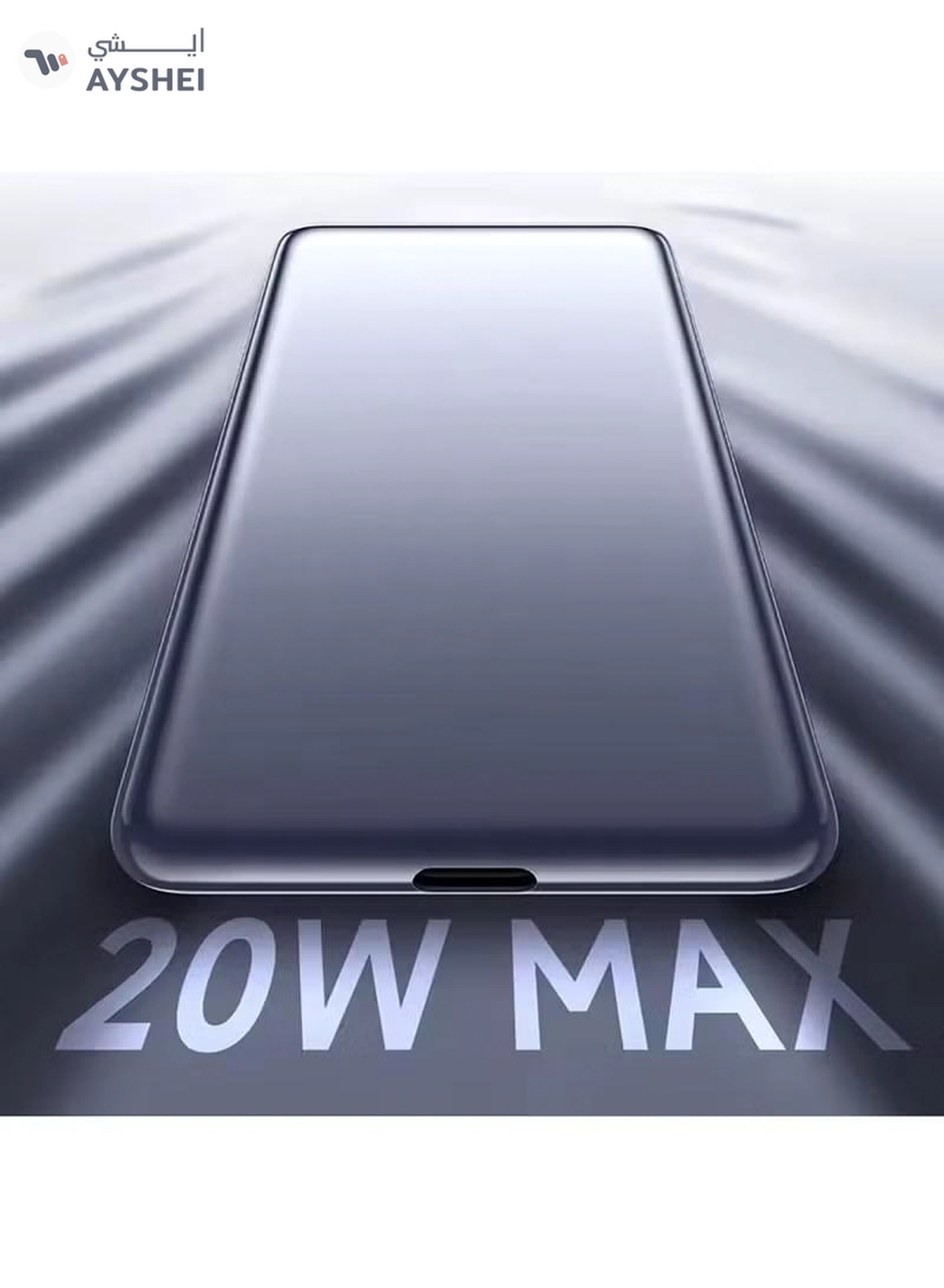 Xiaomi Ultra Slim 5000mAh Portable Power Bank, Lightweight, Fast Charging And Travel-Friendly Grey-3-3
