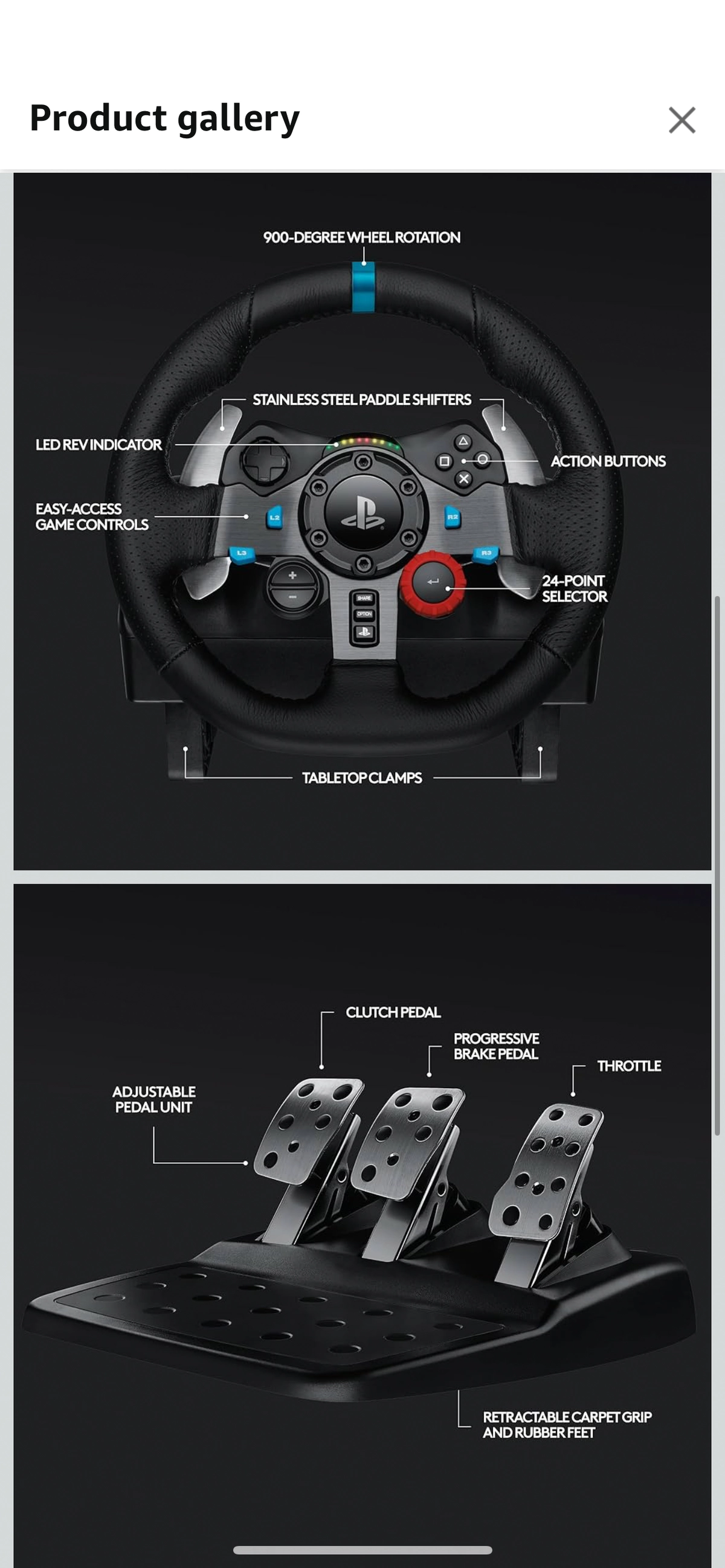 g29 racing wheel ps5/ps4/Pc 
