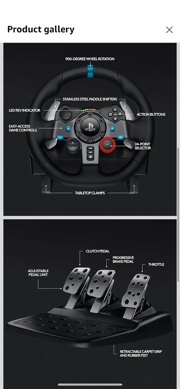 g29 racing wheel ps5/ps4/Pc