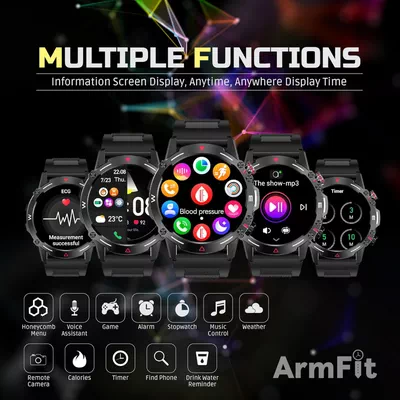 Armfit HULK Smart watch with AMOLED Always On Display Smart watches for men-3
