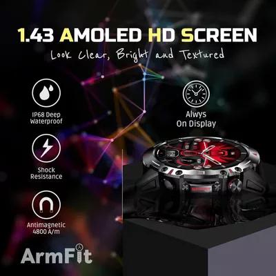 Armfit HULK Smart watch with AMOLED Always On Display Smart watches for men-5