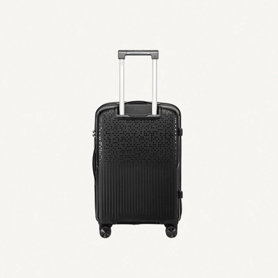 British Tourister 3 Piece Polypropylene Hard Side Spinner Luggage Trolley Set 20/24/28 Inch - Black-1