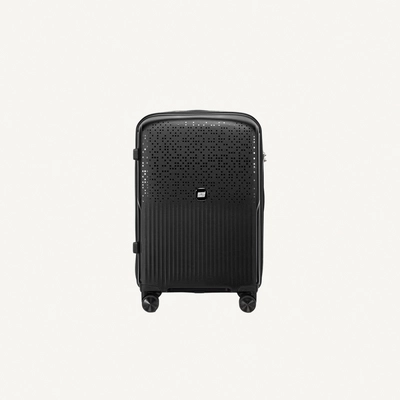 British Tourister 3 Piece Polypropylene Hard Side Spinner Luggage Trolley Set 20/24/28 Inch - Black-2