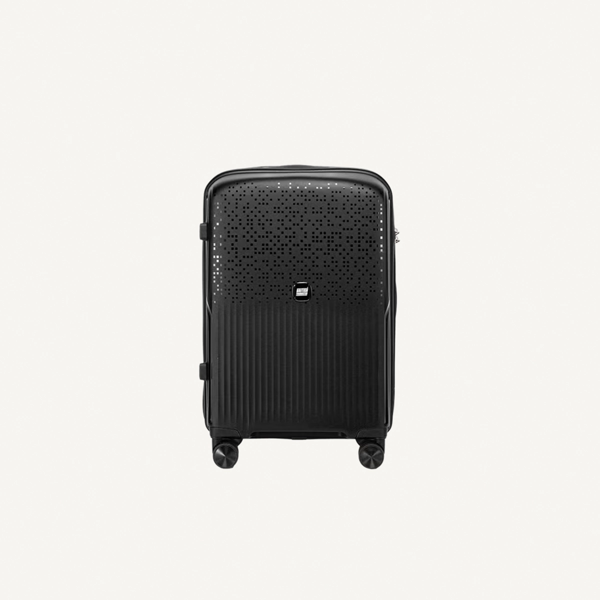 British Tourister 3 Piece Polypropylene Hard Side Spinner Luggage Trolley Set 20/24/28 Inch - Black-2-2