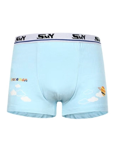 Babyqlo 4 Pack Little Spaceman Printed Boxer Multicolour-2