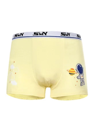 Babyqlo 4 Pack Little Spaceman Printed Boxer Multicolour-4