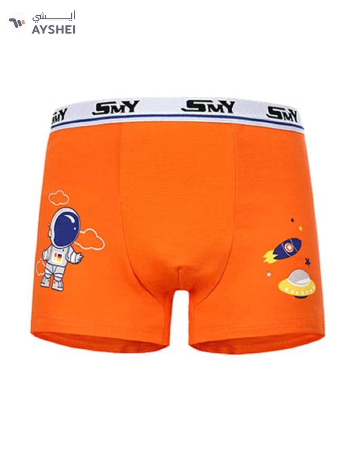 Babyqlo 4 Pack Little Spaceman Printed Boxer Multicolour-3-3