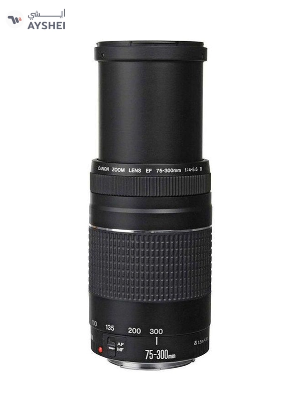 Canon EF 75-300mm F/4-5.6 III Telephoto Zoom Lens Black