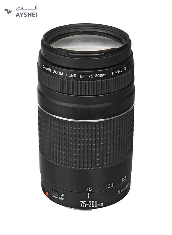 Canon EF 75-300mm F/4-5.6 III Telephoto Zoom Lens Black
