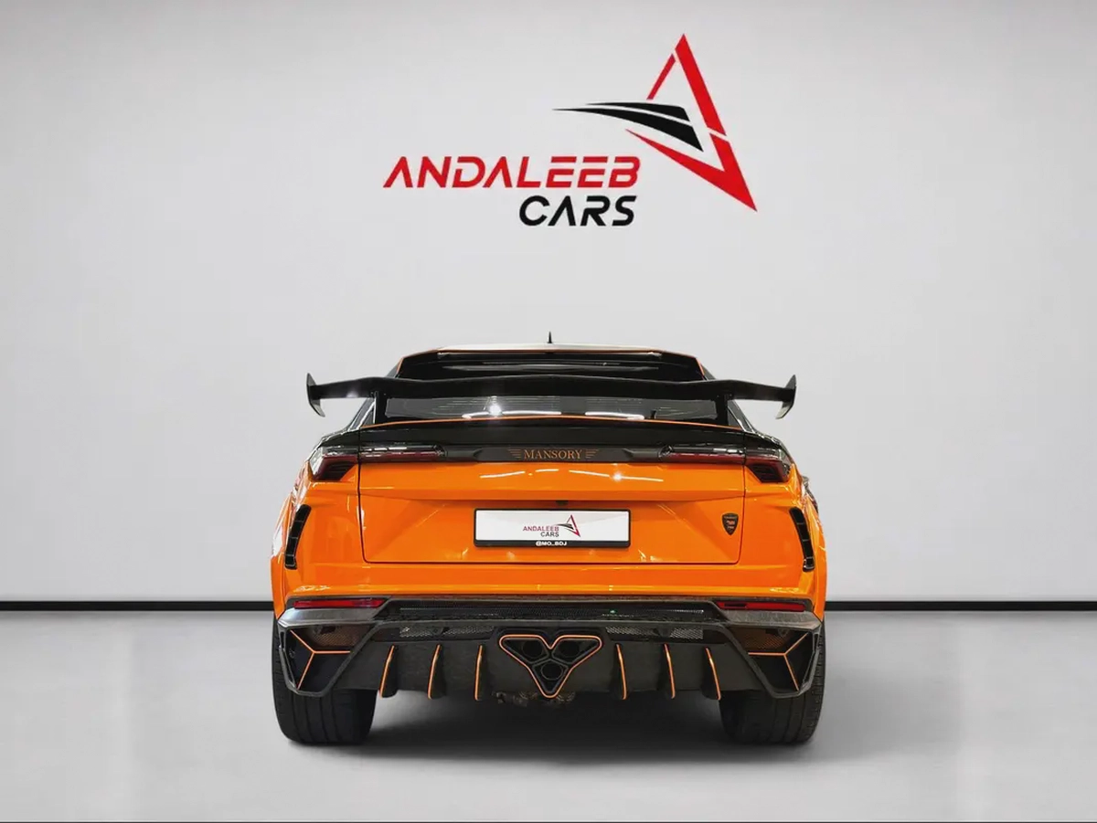 AED 12,780 P.M | 0% DOWN PAYMENT | LAMBORGHINI URUS MANSORY VENATUS EVO S P900 | 4.0L TWIN-TURBO V8