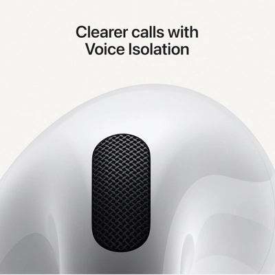 Apple AirPods 4 Wireless Earbuds, Bluetooth Headphones, Personalized Spatial Audio, Sweat and Water Resistant-3