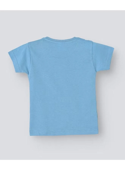  babyqlo Ramadan Kareem Round Neck T-Shirt Sky Blue/Yellow-1