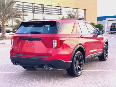 2022 Ford Explorer ST, maroon-10