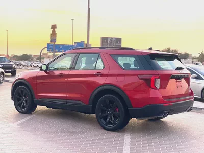 2022 Ford Explorer ST, maroon-11