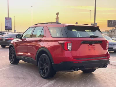 2022 Ford Explorer ST, maroon-12