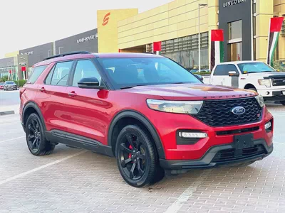 2022 Ford Explorer ST, maroon-3