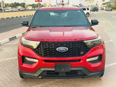 2022 Ford Explorer ST, maroon-4