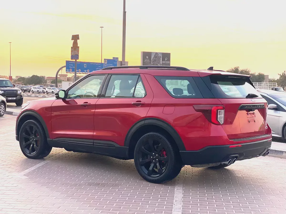 2022 Ford Explorer ST, maroon-11-11