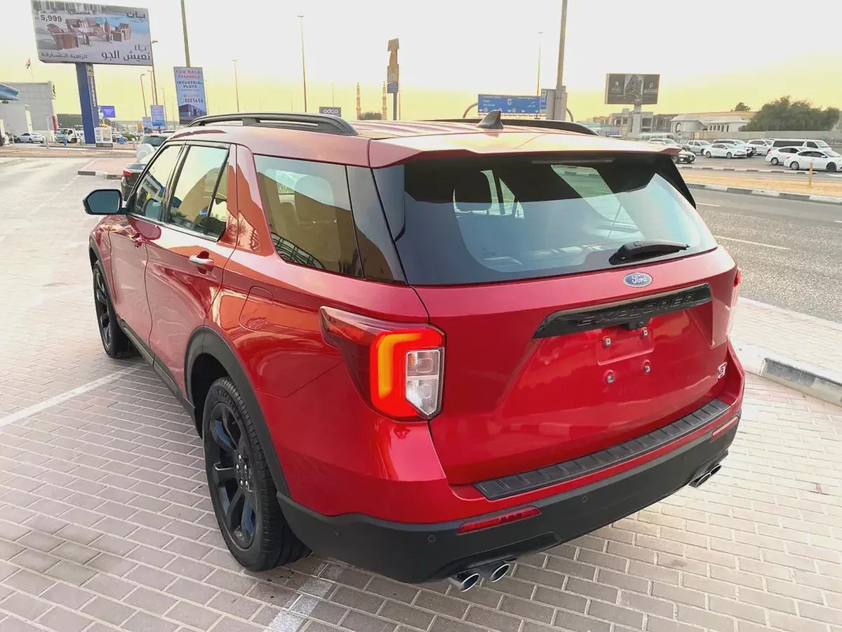 2022 Ford Explorer ST, maroon-13-13