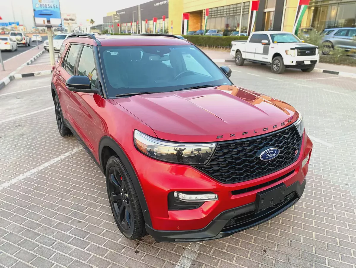 2022 Ford Explorer ST, maroon-6-6