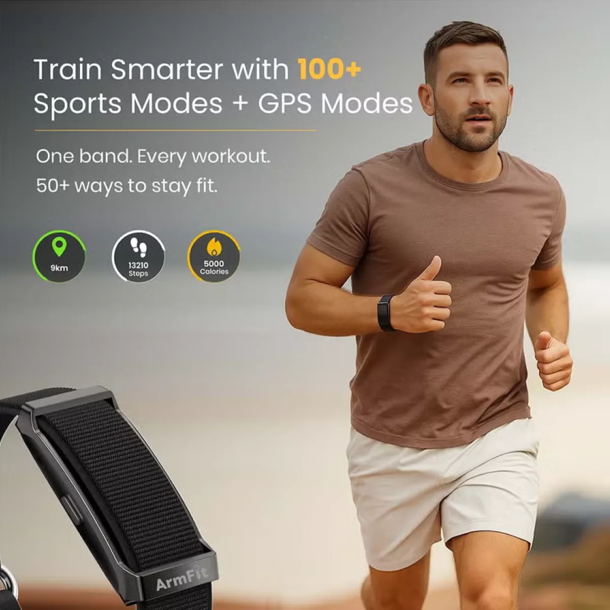 Deep Zeero Membership fee fitness tracker band Health and Fitness Wearable – 24/7 Activity Tracker Sleep Tracking, with app support – 15+ Days Battery Life black-4-4