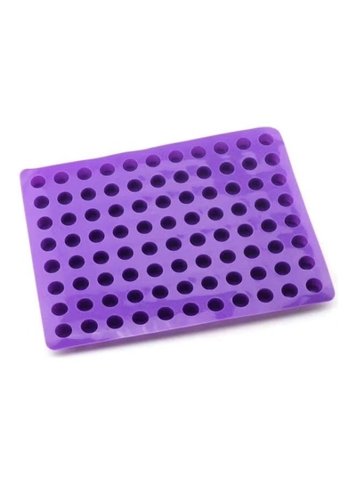 XiuWoo 88-Cavity Silicone Baking Mould Purple 17.76x11.22inch-0