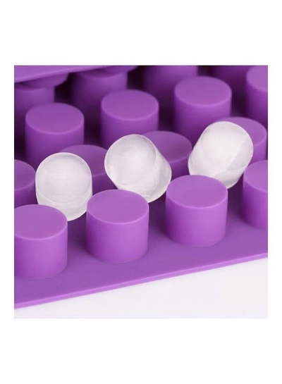 XiuWoo 88-Cavity Silicone Baking Mould Purple 17.76x11.22inch-5