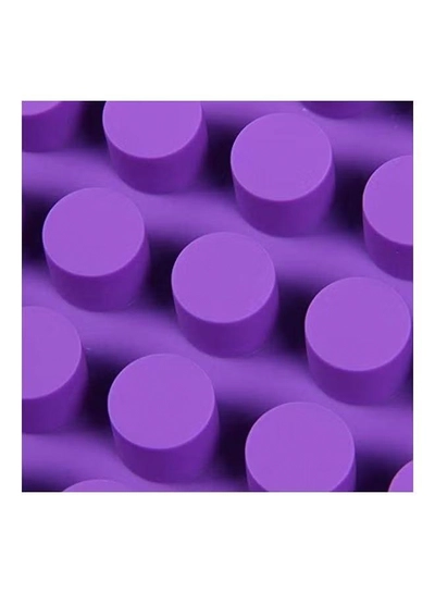 XiuWoo 88-Cavity Silicone Baking Mould Purple 17.76x11.22inch-3